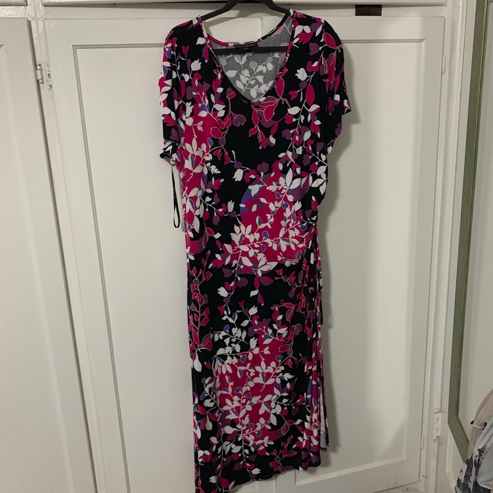 High low v neck Lane Bryant floral dress